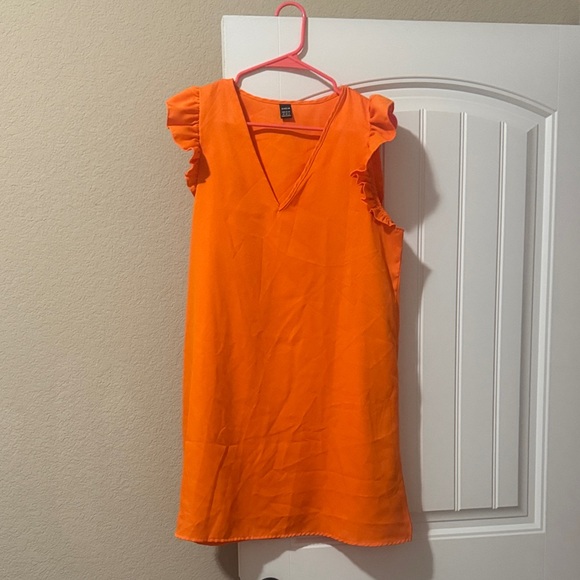 SHEIN Dresses & Skirts - Orange ruffled sleeve dress